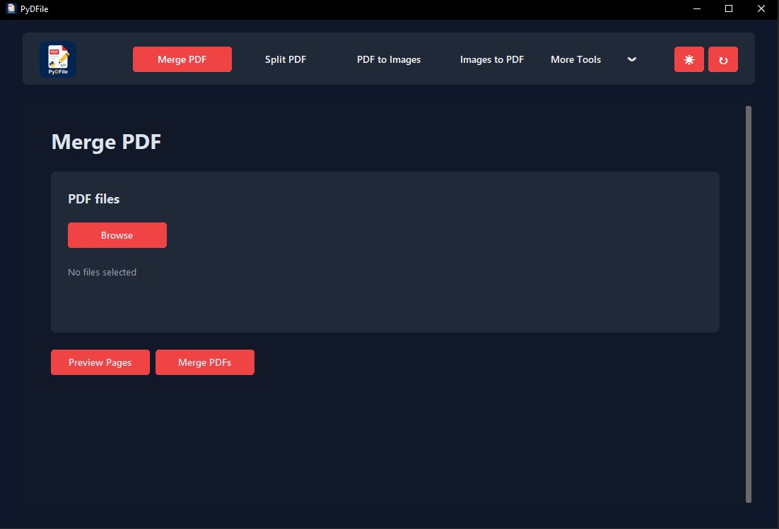 PyDFile screenshot