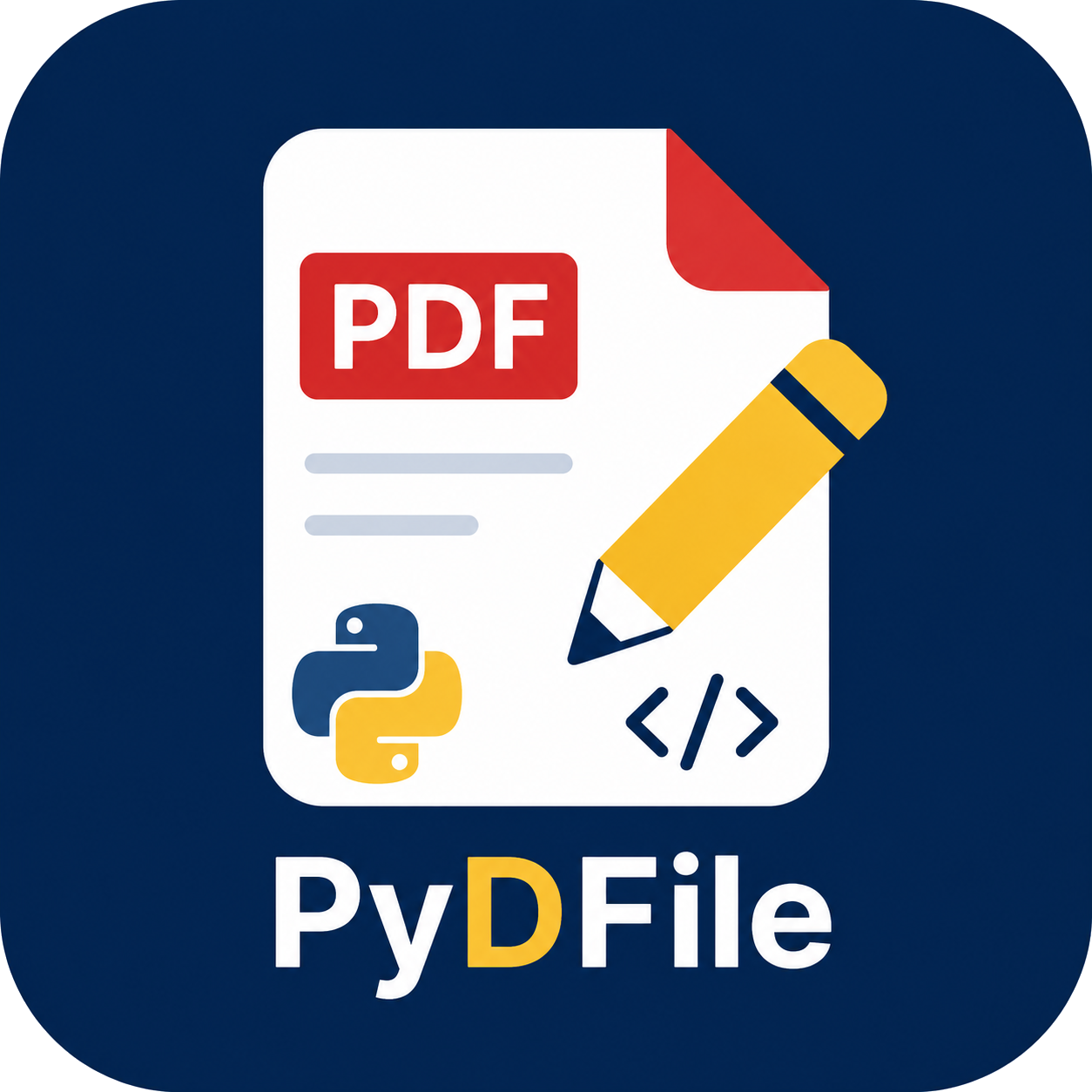 PyDFile logo