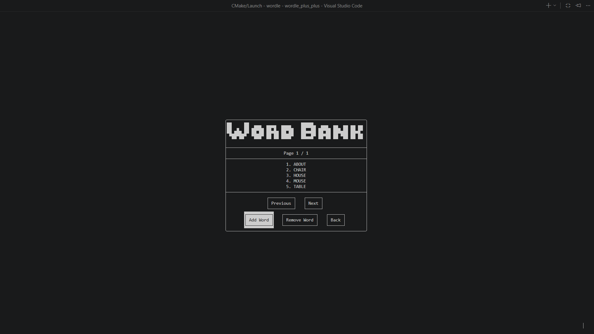 Wordle++ word bank